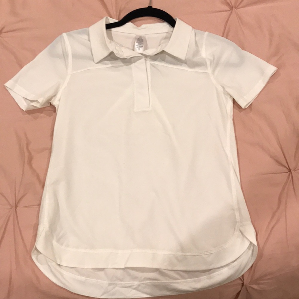 Girl’s Ivviva White Tennis Top